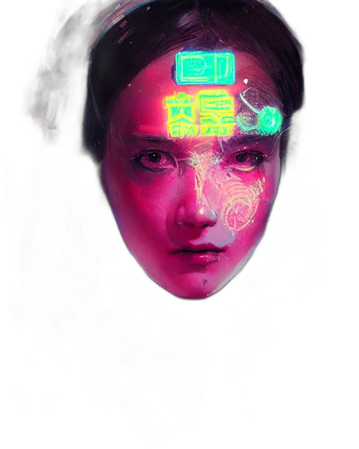 face, mask, robot, crown transparent PNG cut-out