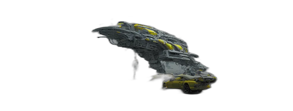 car, weapon, dragon, creature transparent PNG cut-out