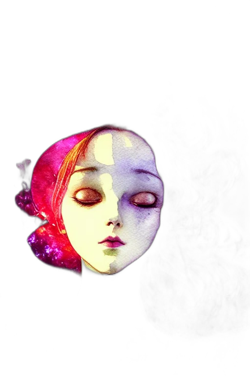 mask, face, robot, creature transparent PNG cut-out