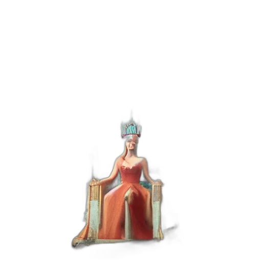 crown, furniture, staff, dress transparent PNG cut-out