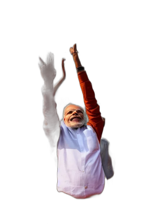 3d render, narendra, modi, dancing transparent PNG cut-out