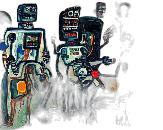 robot, mask, concept art, comic book art transparent PNG cut-out
