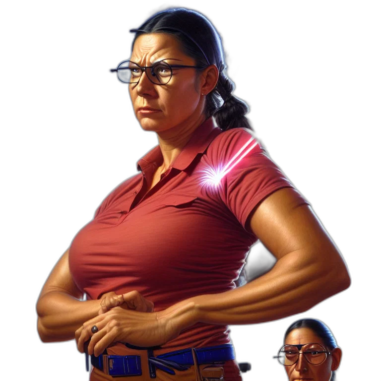 staff, face, concept art, comic book art, photorealistic, pixel art, epic, portrait transparent PNG cut-out