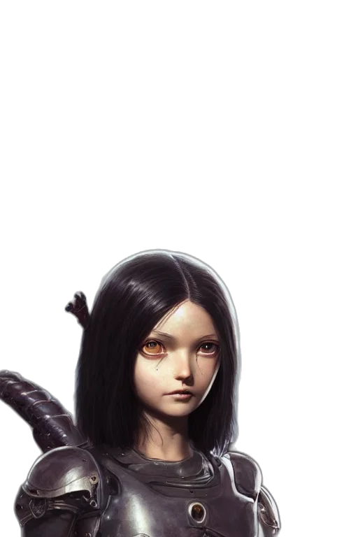 staff, face, hair, creature transparent PNG cut-out