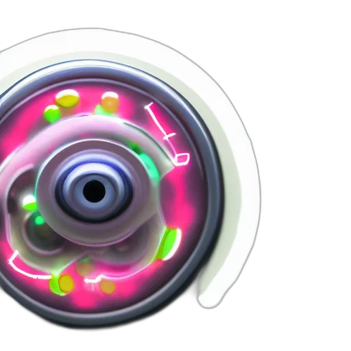 weapon, jewelry, robot, car, 3d render, concept art, vaporwave, neon transparent PNG cut-out