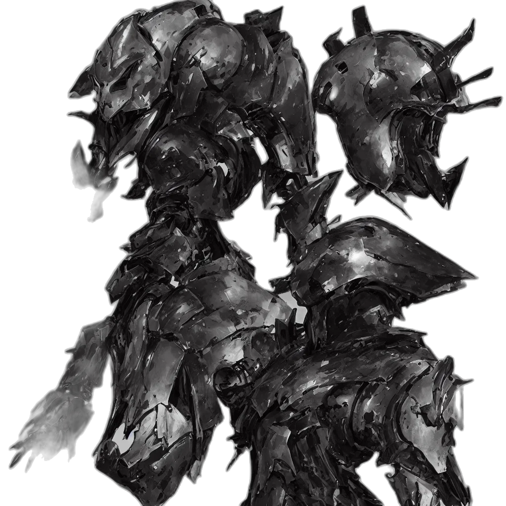 mask, dragon, weapon, robot transparent PNG cut-out
