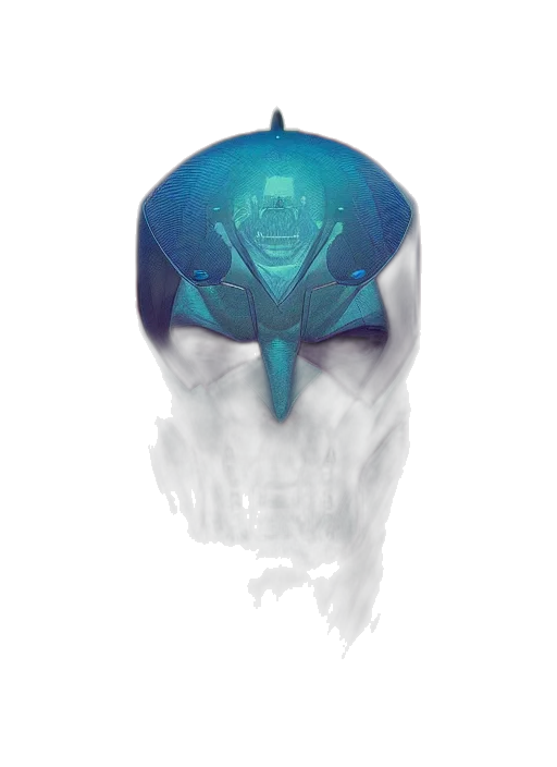 mask, robot, face, creature transparent PNG cut-out