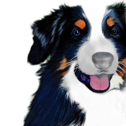 animal, face, photorealistic, watercolor transparent PNG cut-out