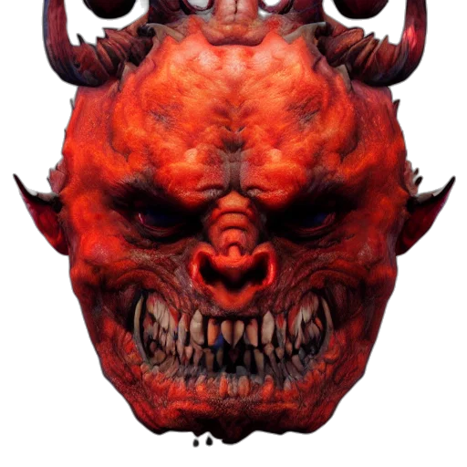 mask, face, creature, crown, concept art, 3d render, photorealistic, fantasy art transparent PNG cut-out