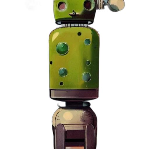 robot, staff, bottle, animal transparent PNG cut-out