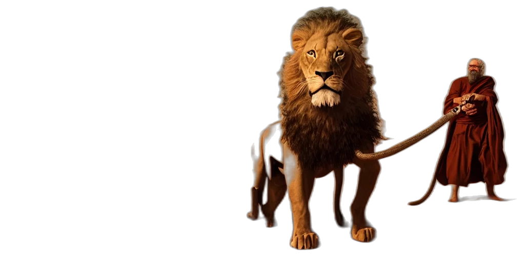 animal, crown, 3d render, concept art transparent PNG cut-out