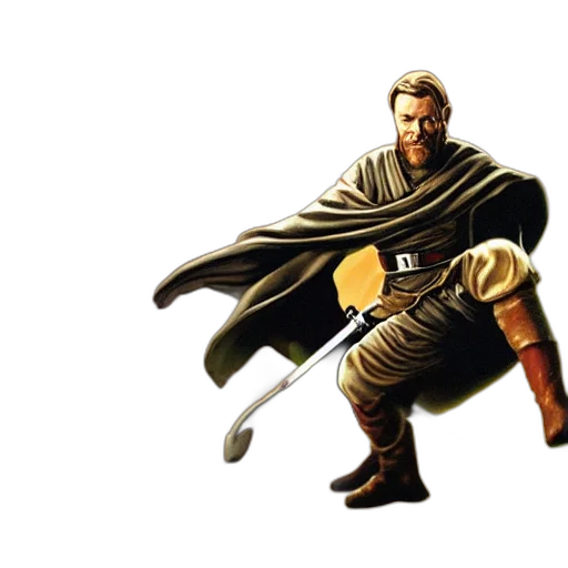 sword, weapon, jacket, concept art, comic book art, fantasy art, pixel art, earth tones transparent PNG cut-out