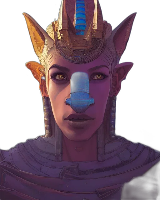 mask, face, crown, staff, concept art, fantasy art, comic book art, photorealistic transparent PNG cut-out