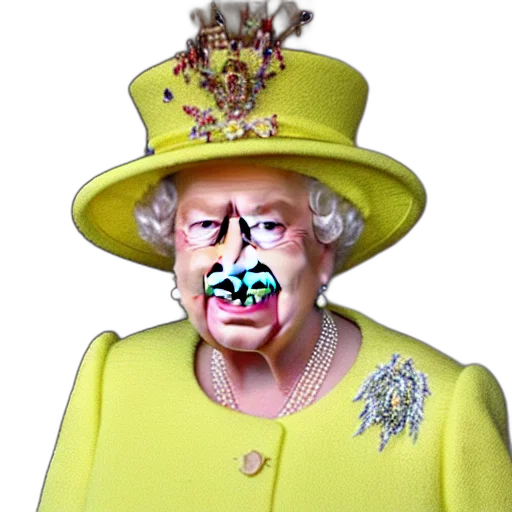 crown, mask, creature, face transparent PNG cut-out