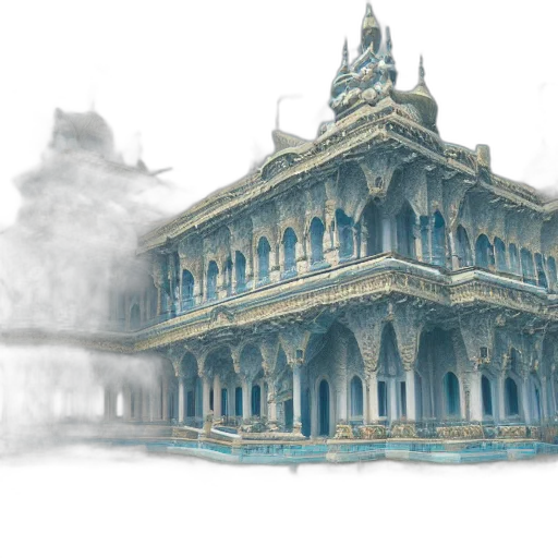 building, crown, staff, sword transparent PNG cut-out