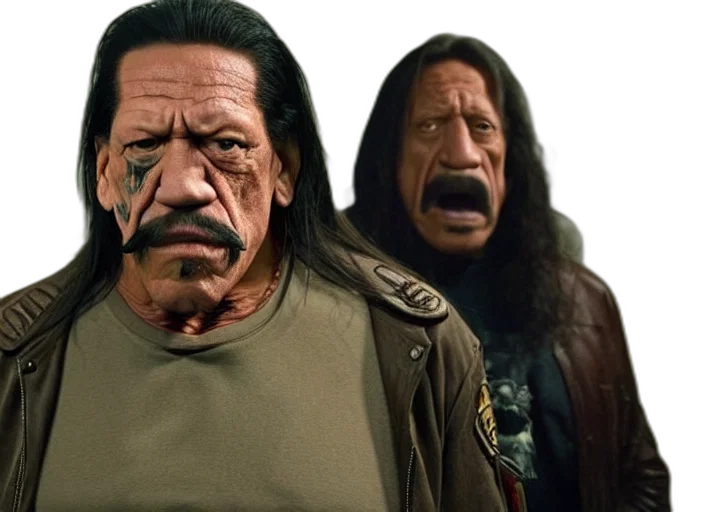 face, mask, photorealistic, concept art, fire, film, still, danny transparent PNG cut-out