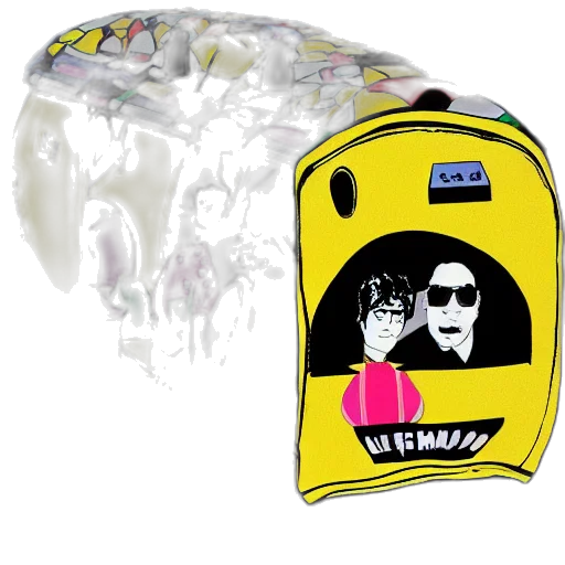 cyberpunk, yellow, submarine transparent PNG cut-out