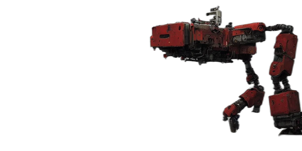 robot, weapon, car, staff transparent PNG cut-out