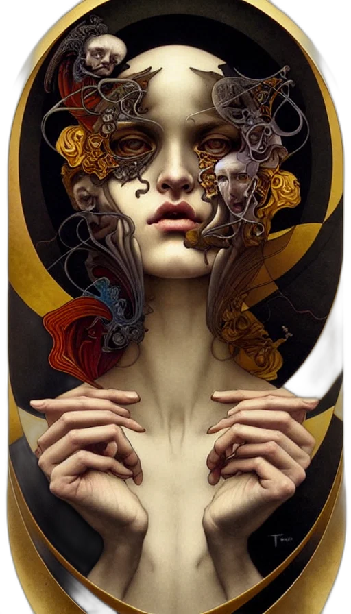 face, mask, crown, jewelry transparent PNG cut-out