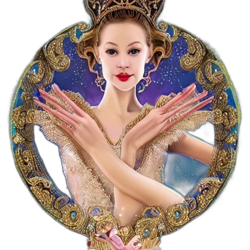 crown, jewelry, staff, mask, photorealistic, fantasy art, oil painting, concept art transparent PNG cut-out