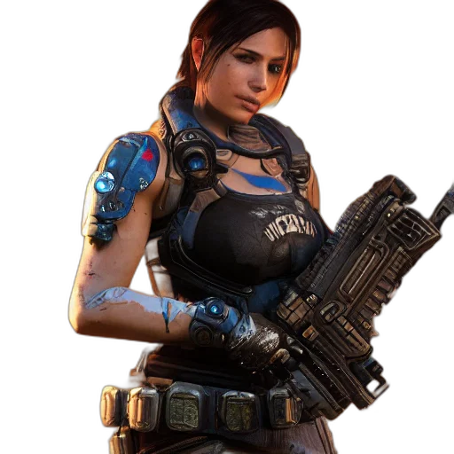 weapon, staff, concept art, cyberpunk transparent PNG cut-out