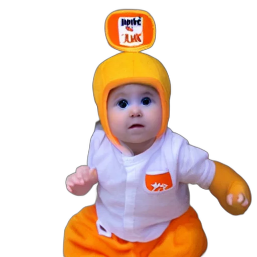 hat, 3d render, cute, baby transparent PNG cut-out