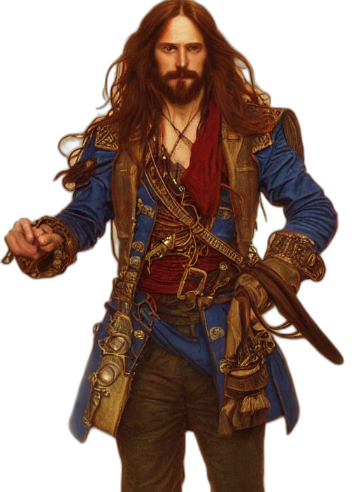 jacket, sword, fantasy art, concept art transparent PNG cut-out