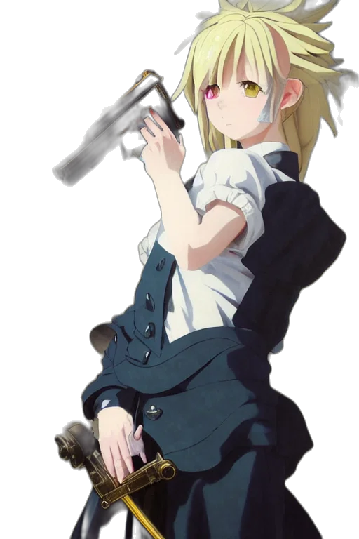 weapon, staff, sword, umbrella, anime, concept art, pixel art, cartoon transparent PNG cut-out