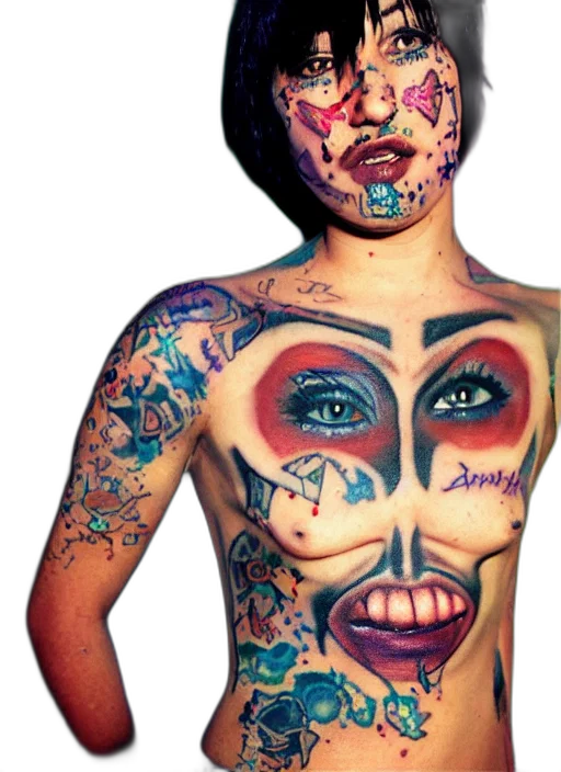 face, mask, jewelry, dress, photorealistic, concept art, cyberpunk, comic book art transparent PNG cut-out