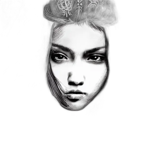 face, crown, mask, jewelry transparent PNG cut-out