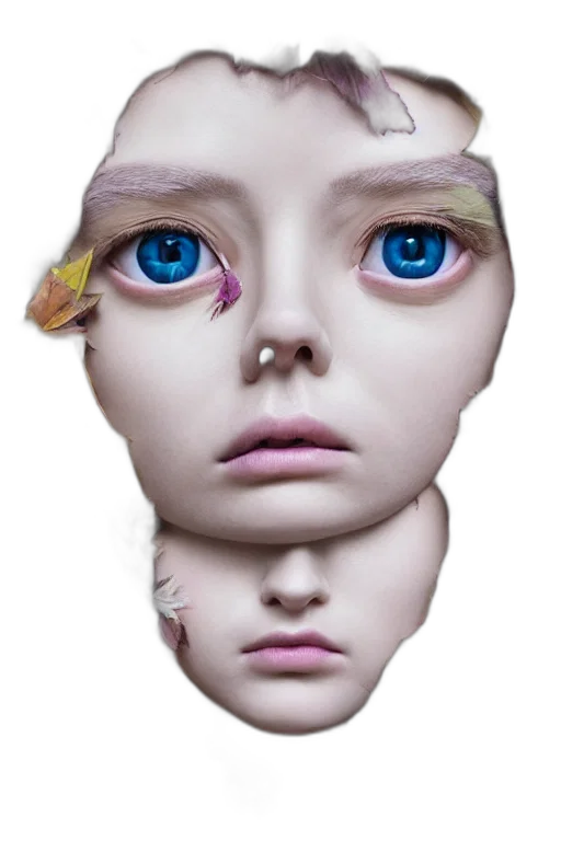 face, jewelry, mask, creature, 3d render, photorealistic, concept art, fantasy art transparent PNG cut-out