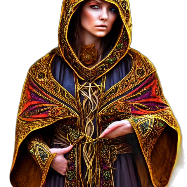 staff, jacket, jewelry, face, fantasy art, concept art, pixel art, photorealistic transparent PNG cut-out