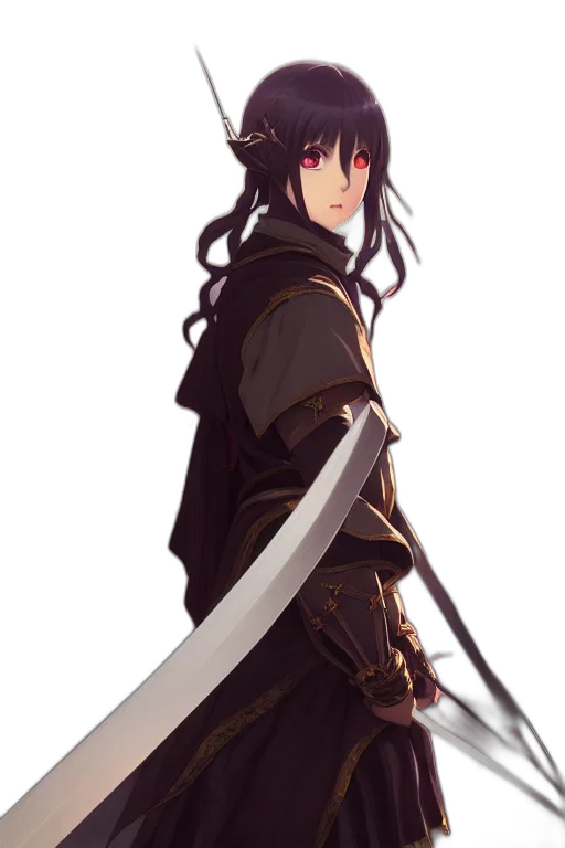 sword, staff, weapon, dragon transparent PNG cut-out