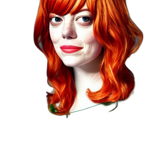 face, hair, crown, mask transparent PNG cut-out