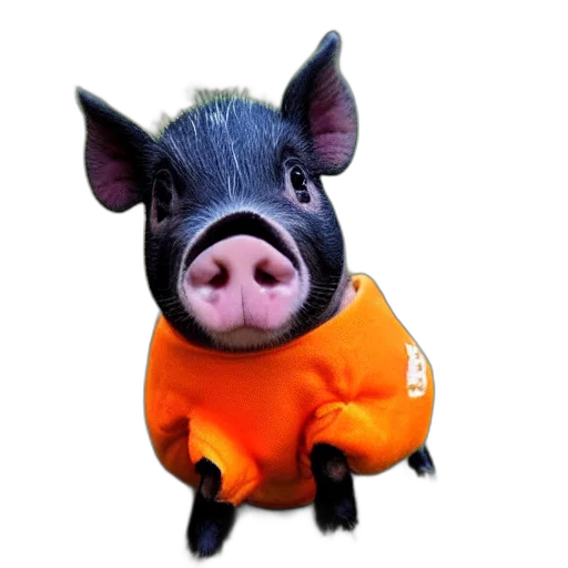 animal, creature, dress, 3d render transparent PNG cut-out