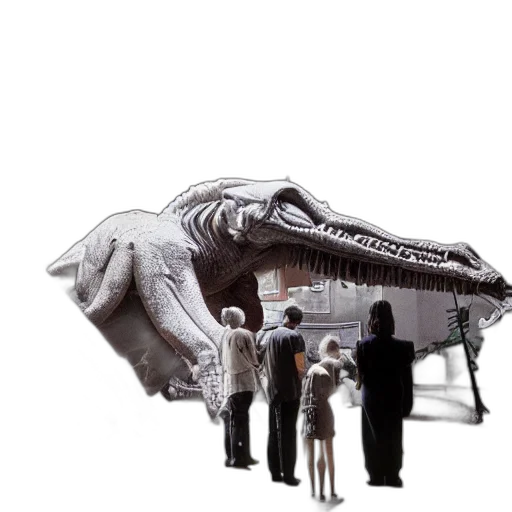 dragon, creature, weapon, staff, concept art, 3d render, photorealistic, outer space transparent PNG cut-out