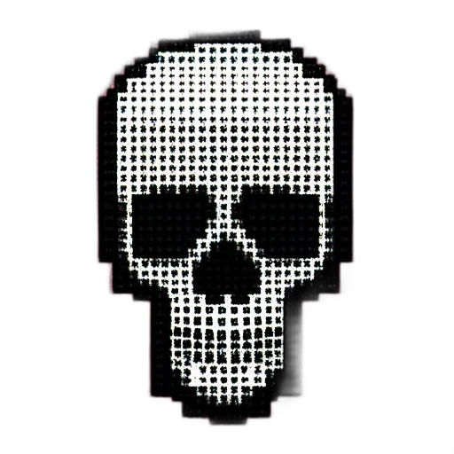 mask, face, robot, jewelry, pixel art, vaporwave, cyberpunk, comic book art transparent PNG cut-out