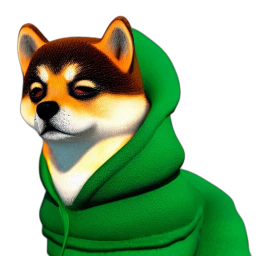 animal, jacket, creature, staff, 3d render, concept art, pixel art, photorealistic transparent PNG cut-out
