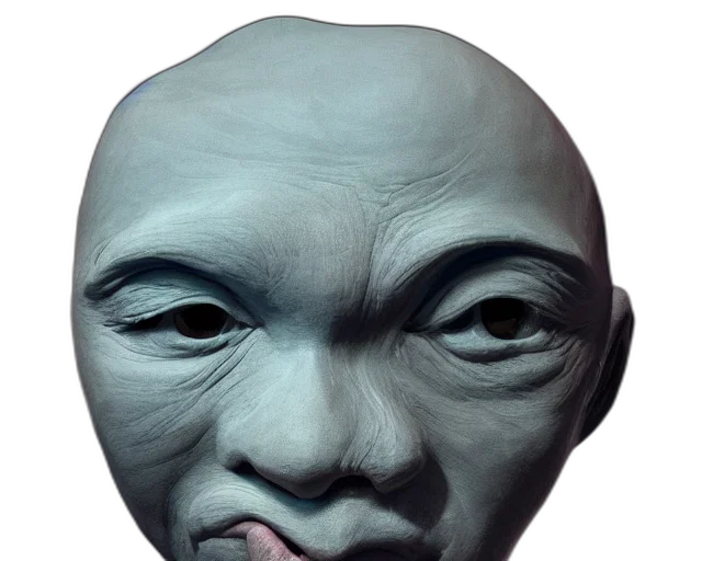 mask, face, creature, staff transparent PNG cut-out