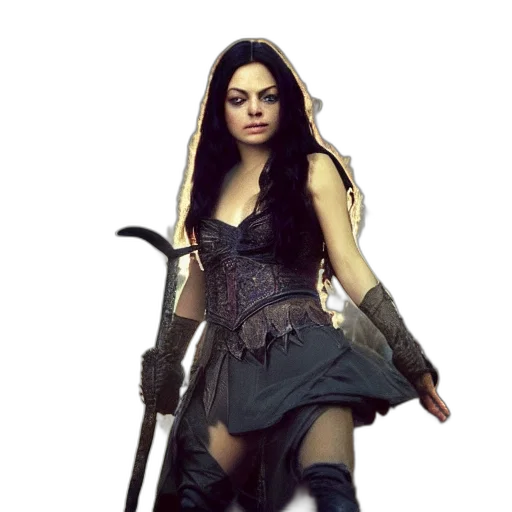 sword, weapon, staff, fantasy art transparent PNG cut-out