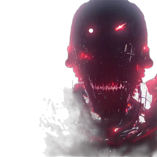 robot, mask, face, creature, 3d render, concept art, cyberpunk, photorealistic transparent PNG cut-out