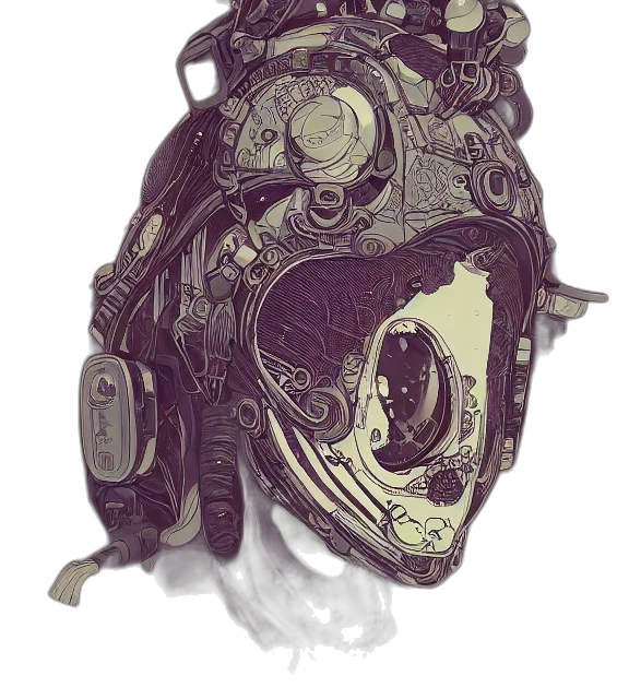 mask, robot, face, creature transparent PNG cut-out
