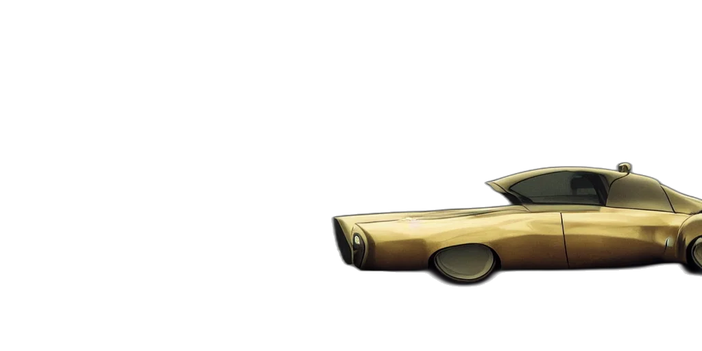 car, weapon, 3d render, concept art, photorealistic, watercolor, golden, earth tones transparent PNG cut-out