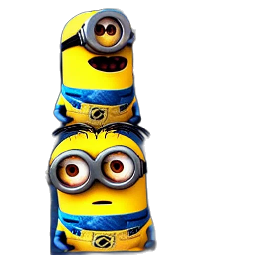 staff, animal, 3d render, concept art, photorealistic, cartoon, minions, burning transparent PNG cut-out