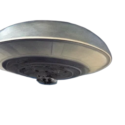umbrella, 3d render, ufo, seen transparent PNG cut-out