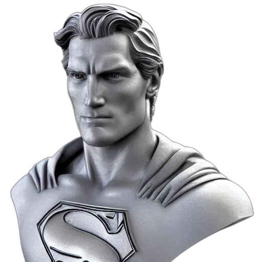 face, 3d render, comic book art, photorealistic transparent PNG cut-out