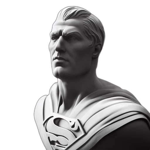 face, crown, 3d render, comic book art transparent PNG cut-out