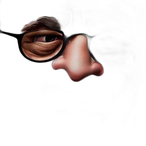 face, mask, creature, hair transparent PNG cut-out