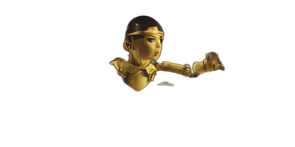 robot, staff, jewelry, weapon transparent PNG cut-out