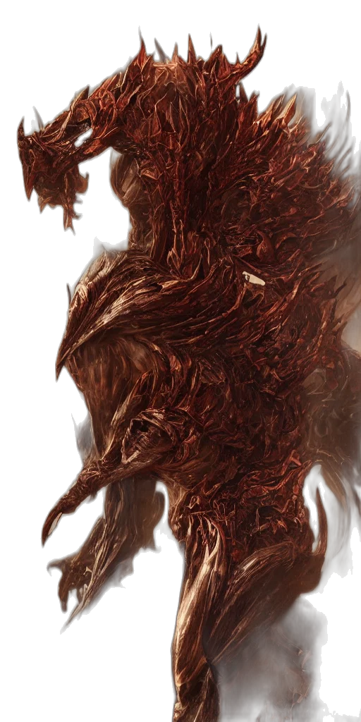 dragon, hair, creature, mask transparent PNG cut-out